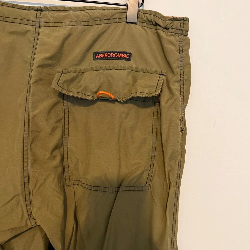 Vintage Y2K Abercrombie Paratrooper cargo pants utility green M gorpcore